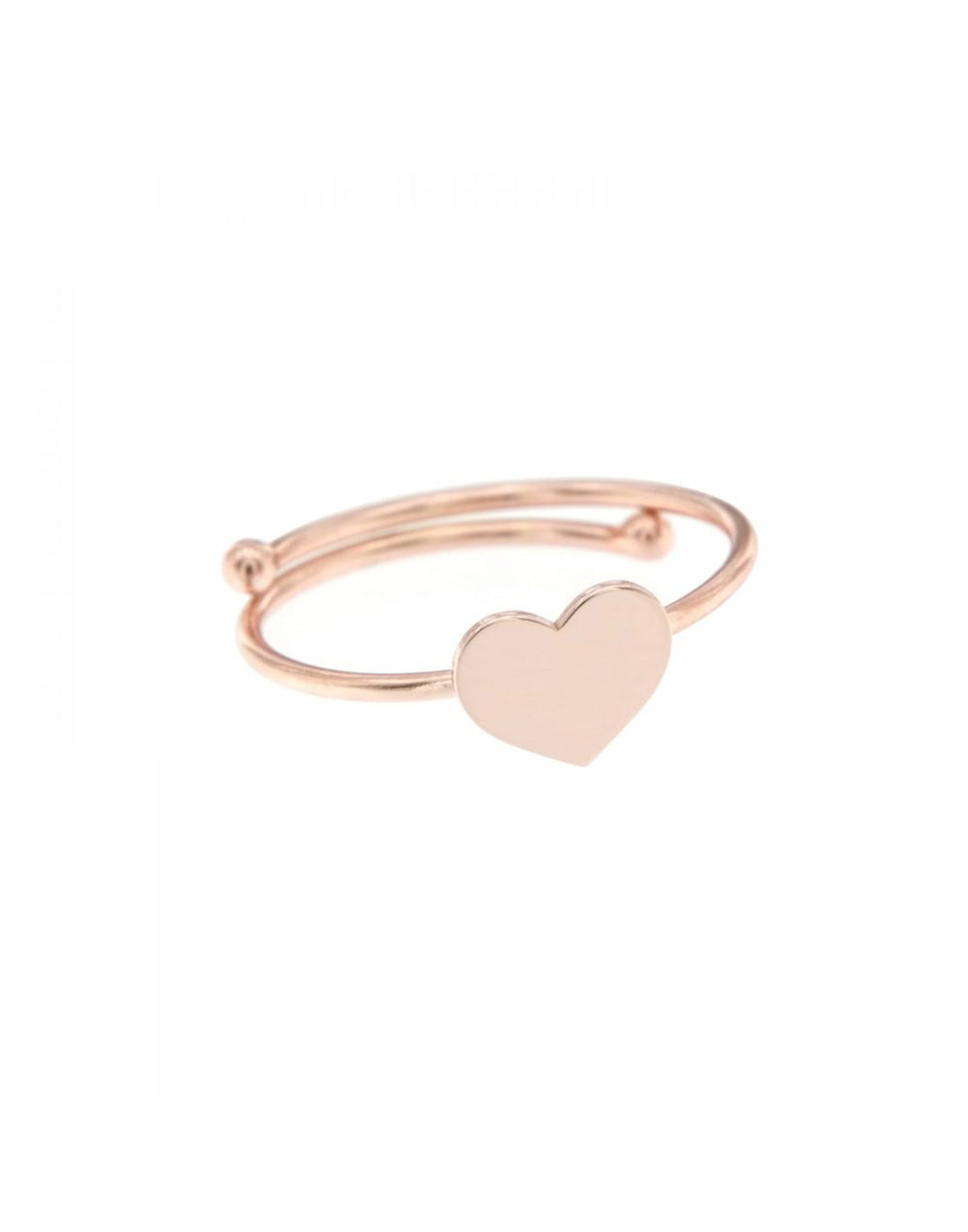 Adjustable Ring with Heart