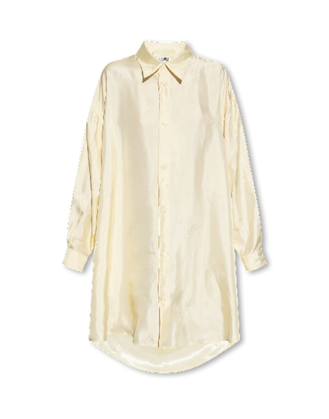 MM6 MAISON MARGIELA Abito Camicia con Numeric Signature