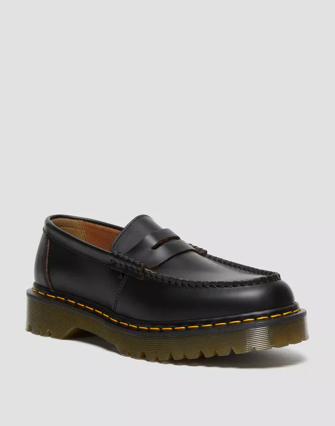 DR. MARTENS Mocassini Penton Black in Pelle Quilon