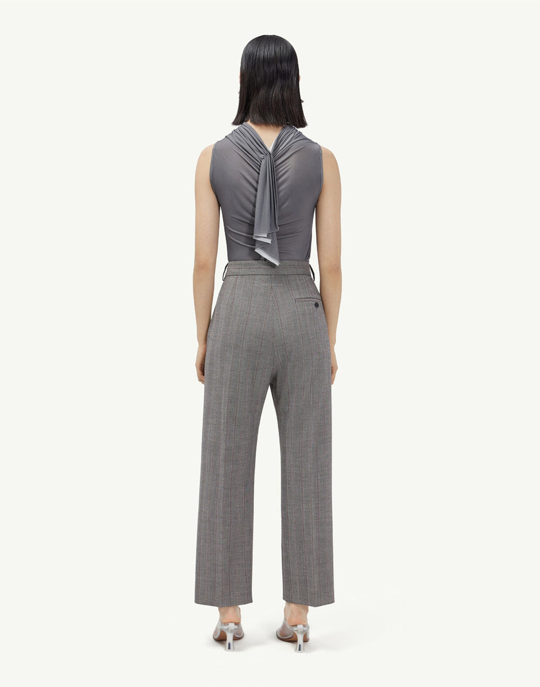 MM6 MAISON MARGIELA Pantaloni
Cropped Con Pieghe