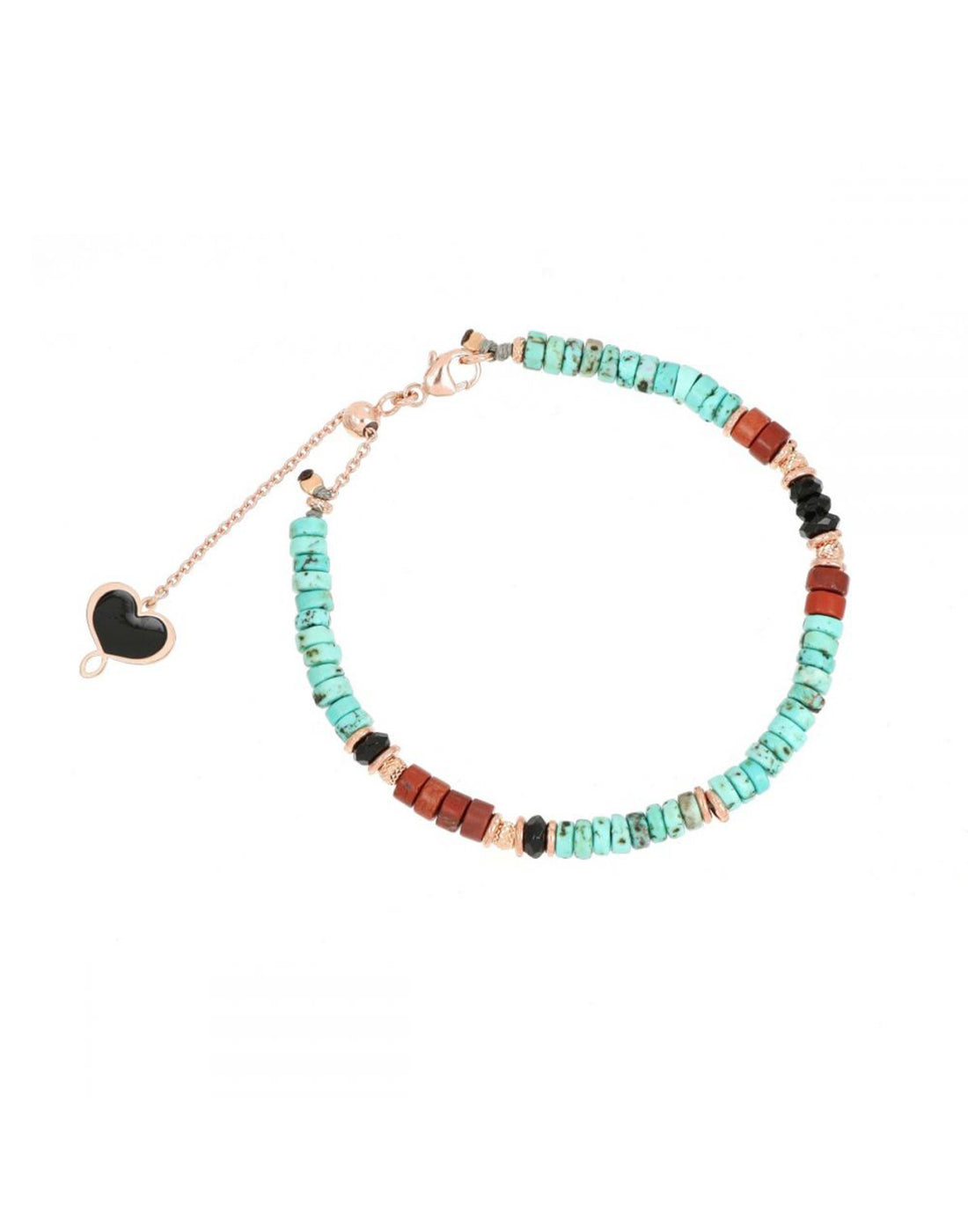 Turquoise and Red bracelet