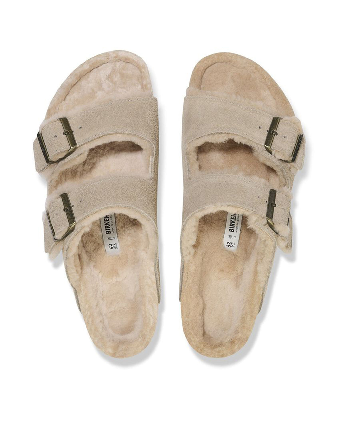 BIRKENSTOCK Arizona Shearling Taupe