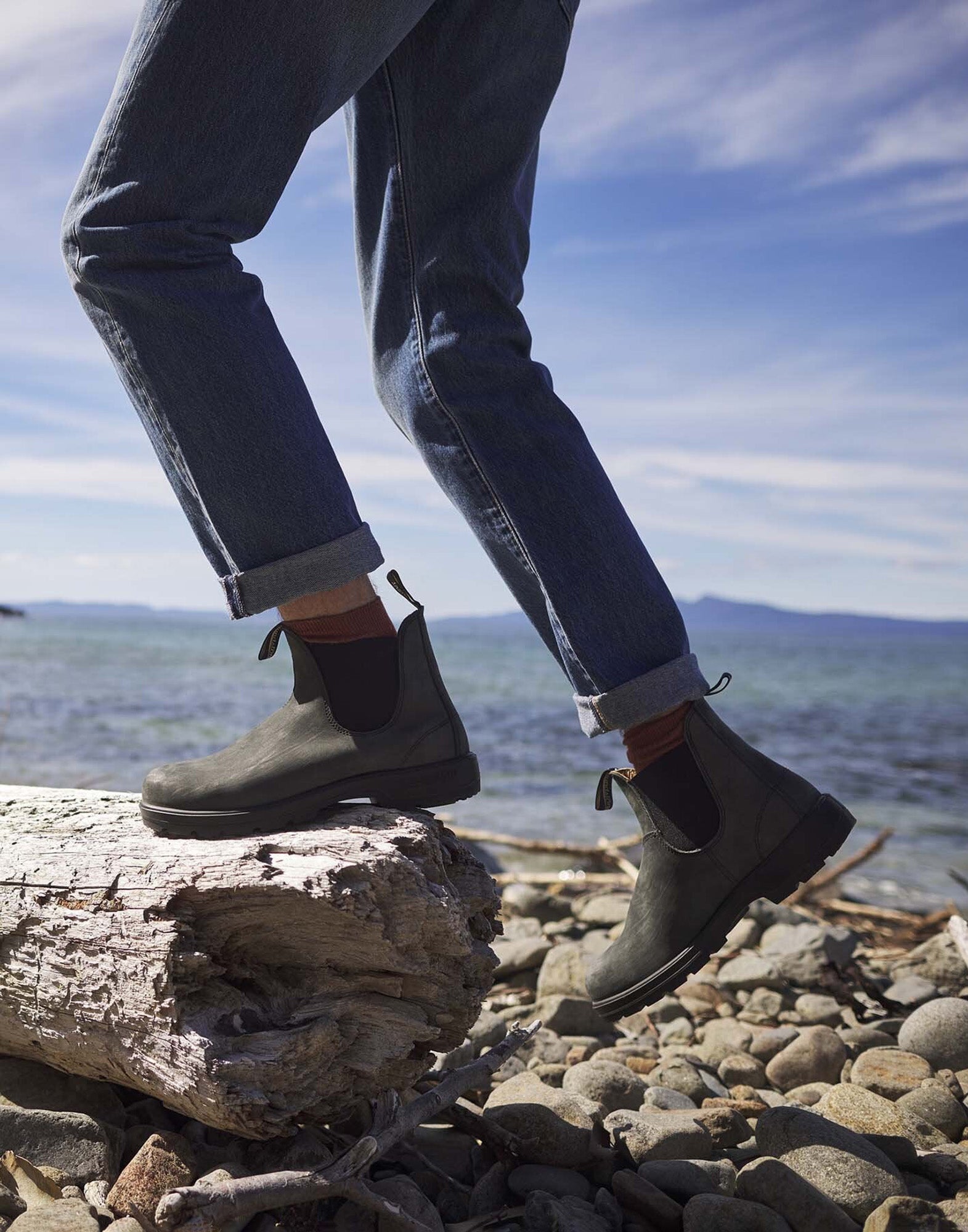 BLUNDSTONE Stivaletti Classic 587 Rustic Black