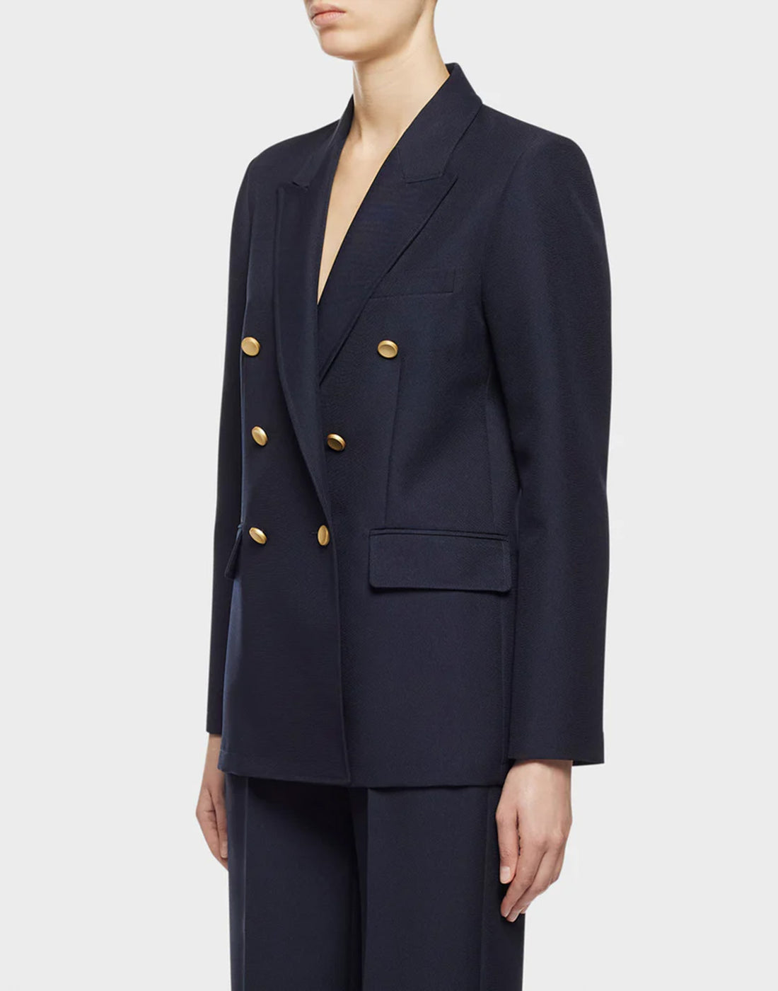 DEPARTMENT FIVE Blazer Doppiopetto Ari in Tela Blu Navy