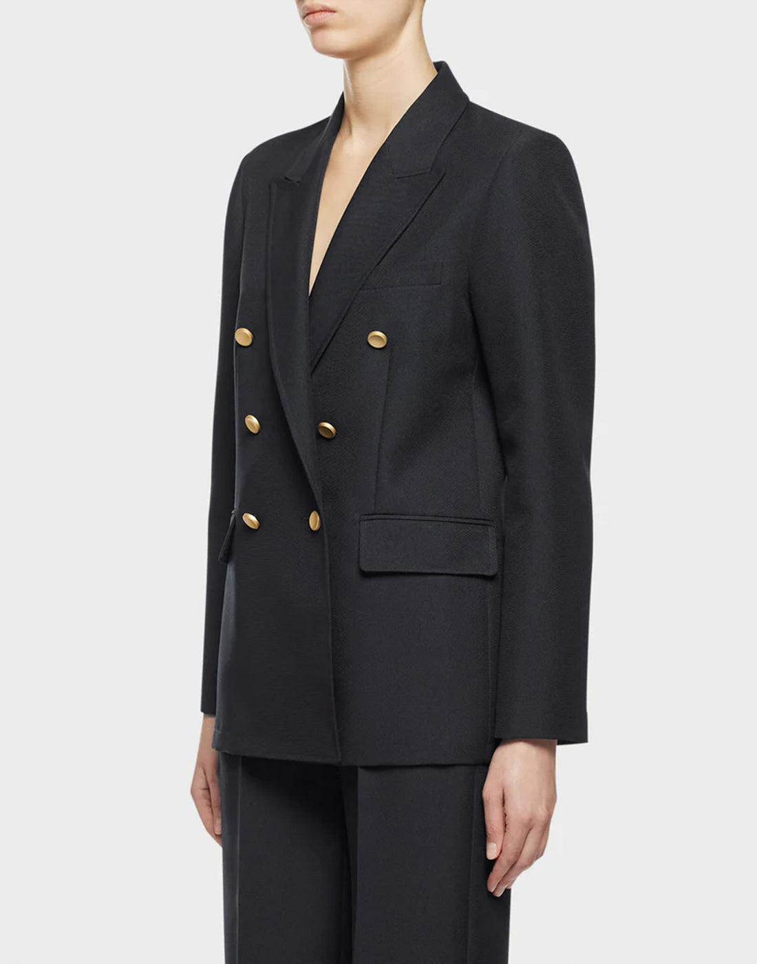 DEPARTMENT FIVE Blazer Doppiopetto Ari in Tela Nero