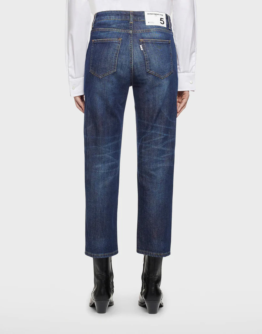 DEPARTMENT FIVE Jeans Regular Adid in Denim Stretch Blu