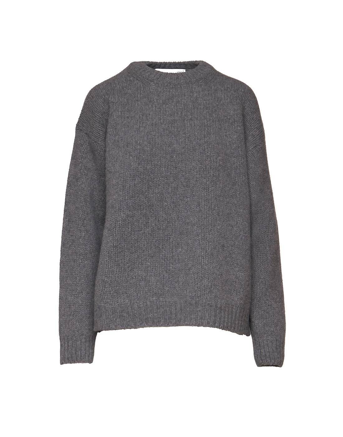 DOUUOD Maglione in Catenella di Lana Extrafine/Cashmere Grigio Melange