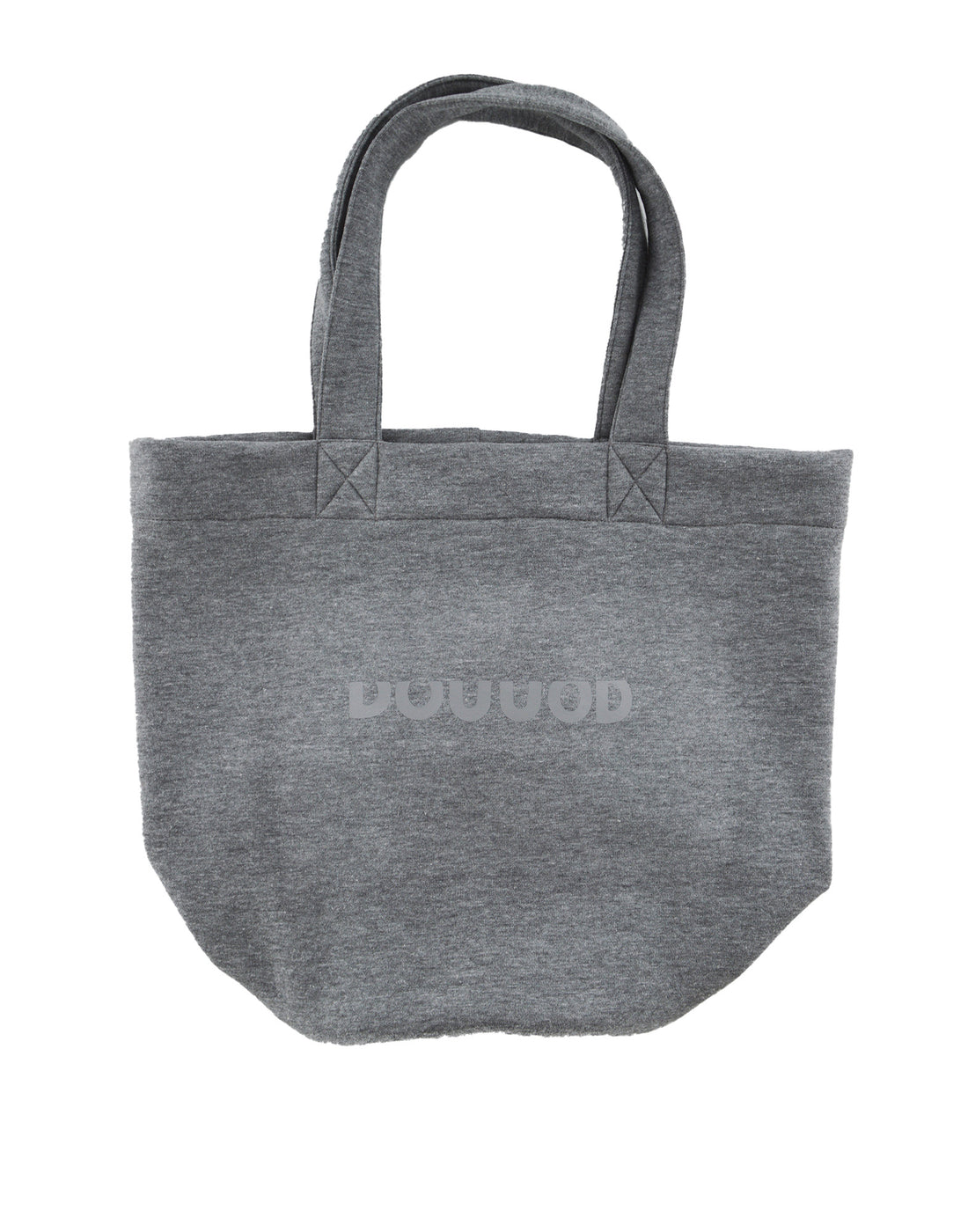 DOUUOD Borsa Shopping a Secchiello in Felpa Grigio Melange