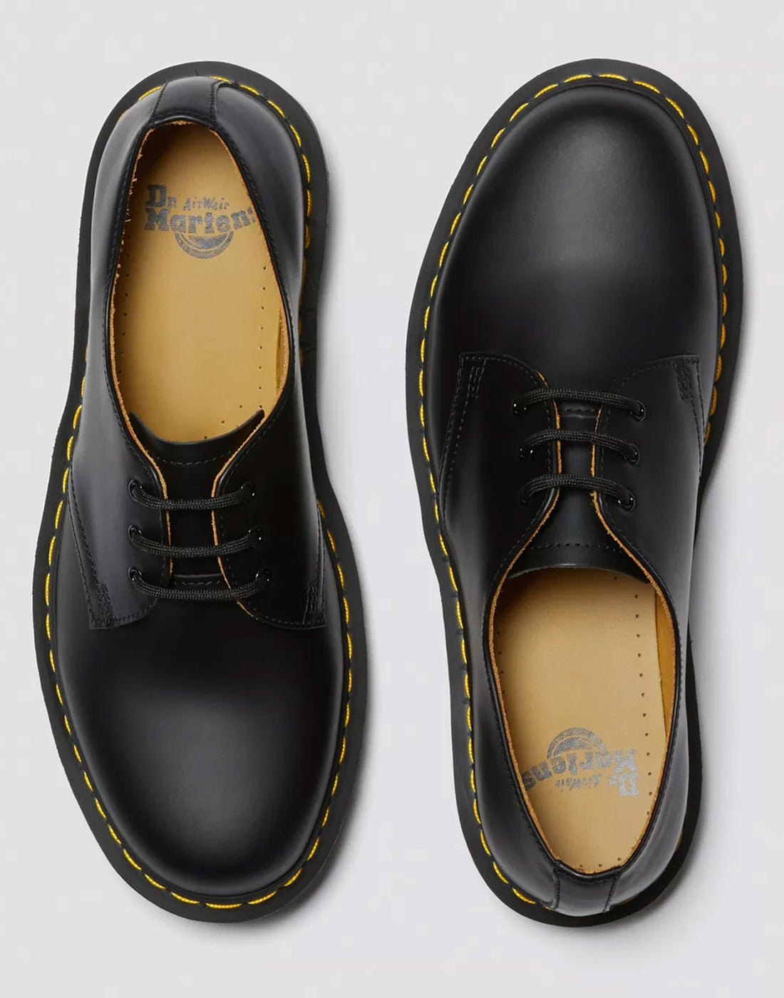 DR. MARTENS Derby Oxford 1461 in Pelle Smooth Black