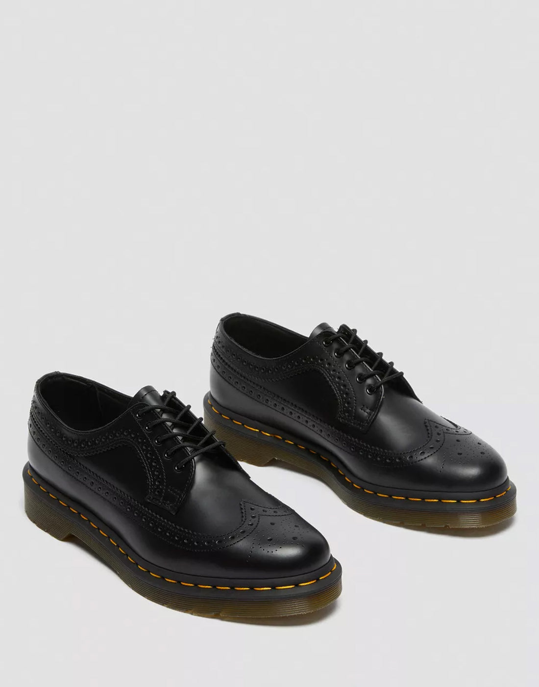 DR. MARTENS Francesine Brogue 3989 in Pelle Smooth Black