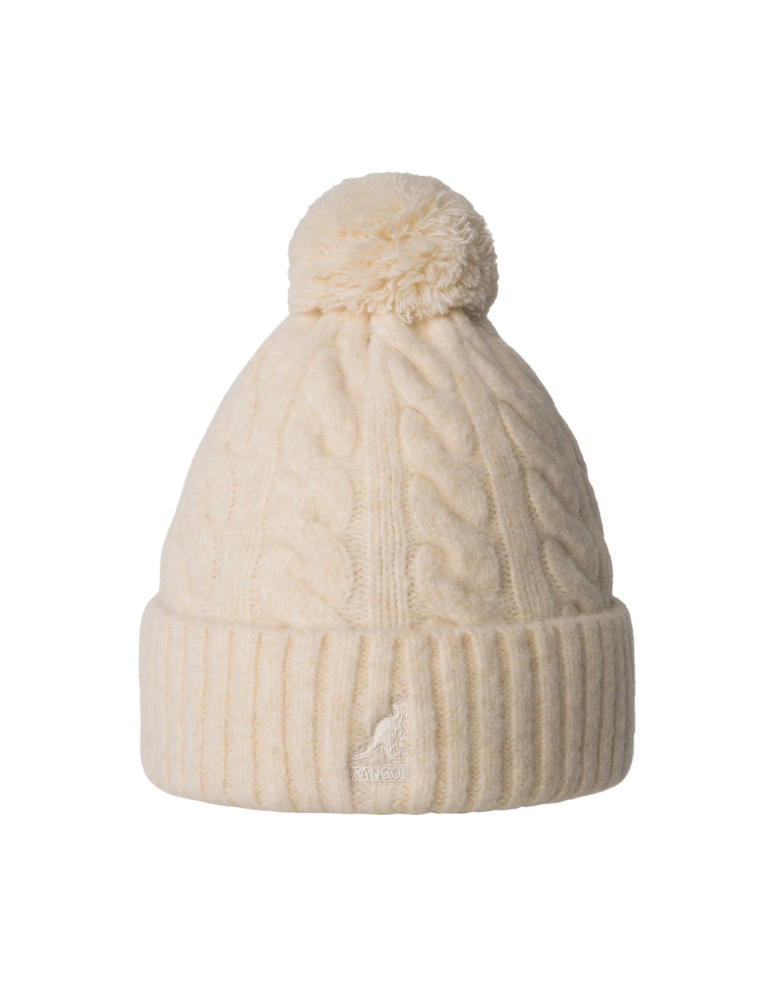 KANGOL Berretto con PomPom Chalk