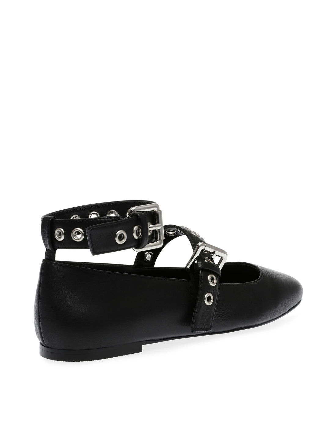 STEVE MADDEN Ballerina Macbeth in Pelle Nera