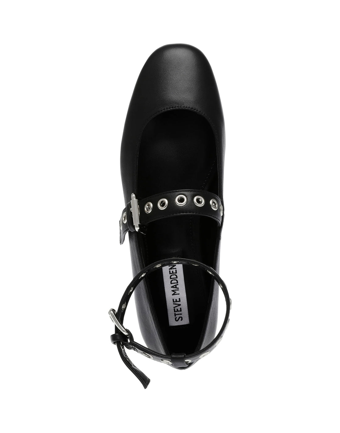 STEVE MADDEN Ballerina Macbeth in Pelle Nera