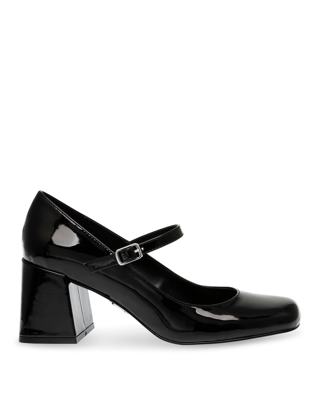 STEVE MADDEN Mary Jane Pep Talk in Vernice Nera