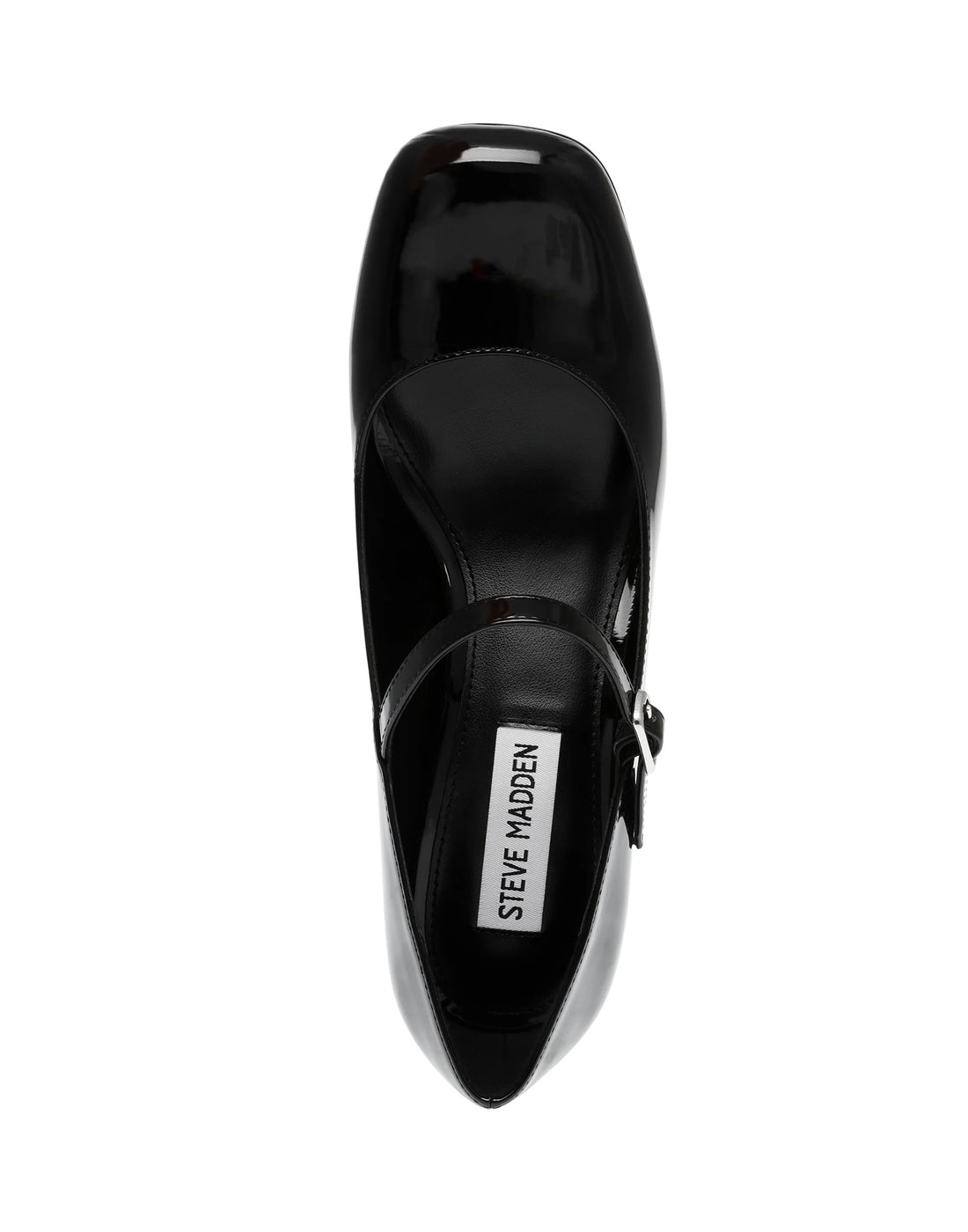 STEVE MADDEN Mary Jane Pep Talk in Vernice Nera