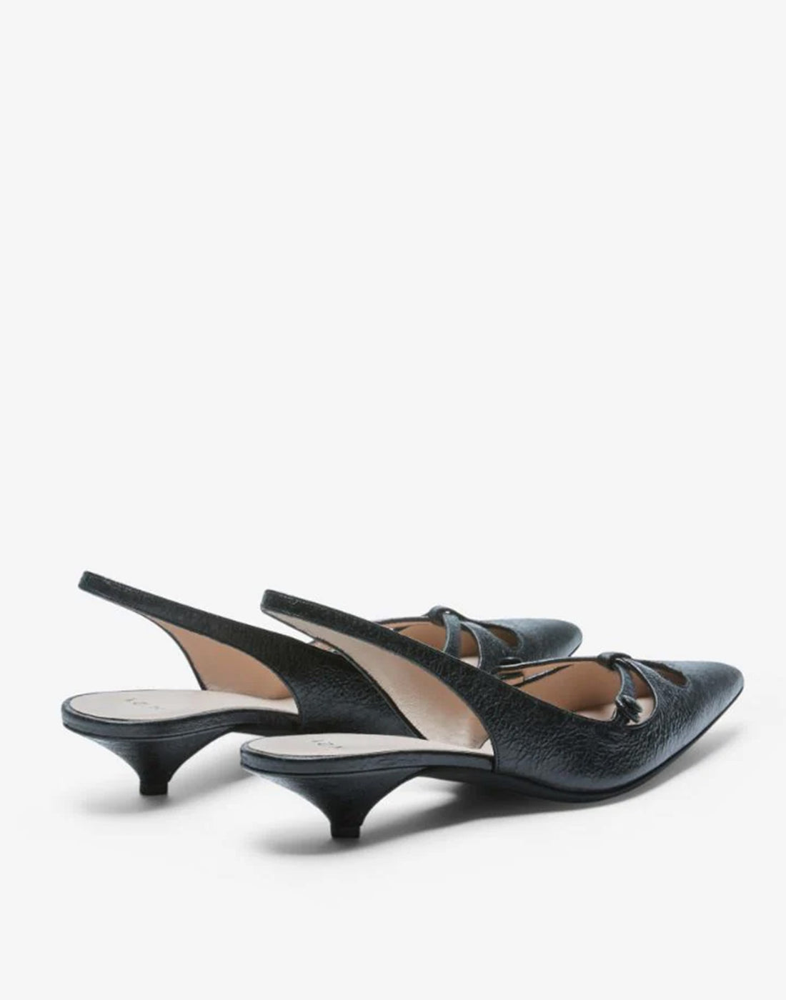 N°21 Slingback Vulcano Nera