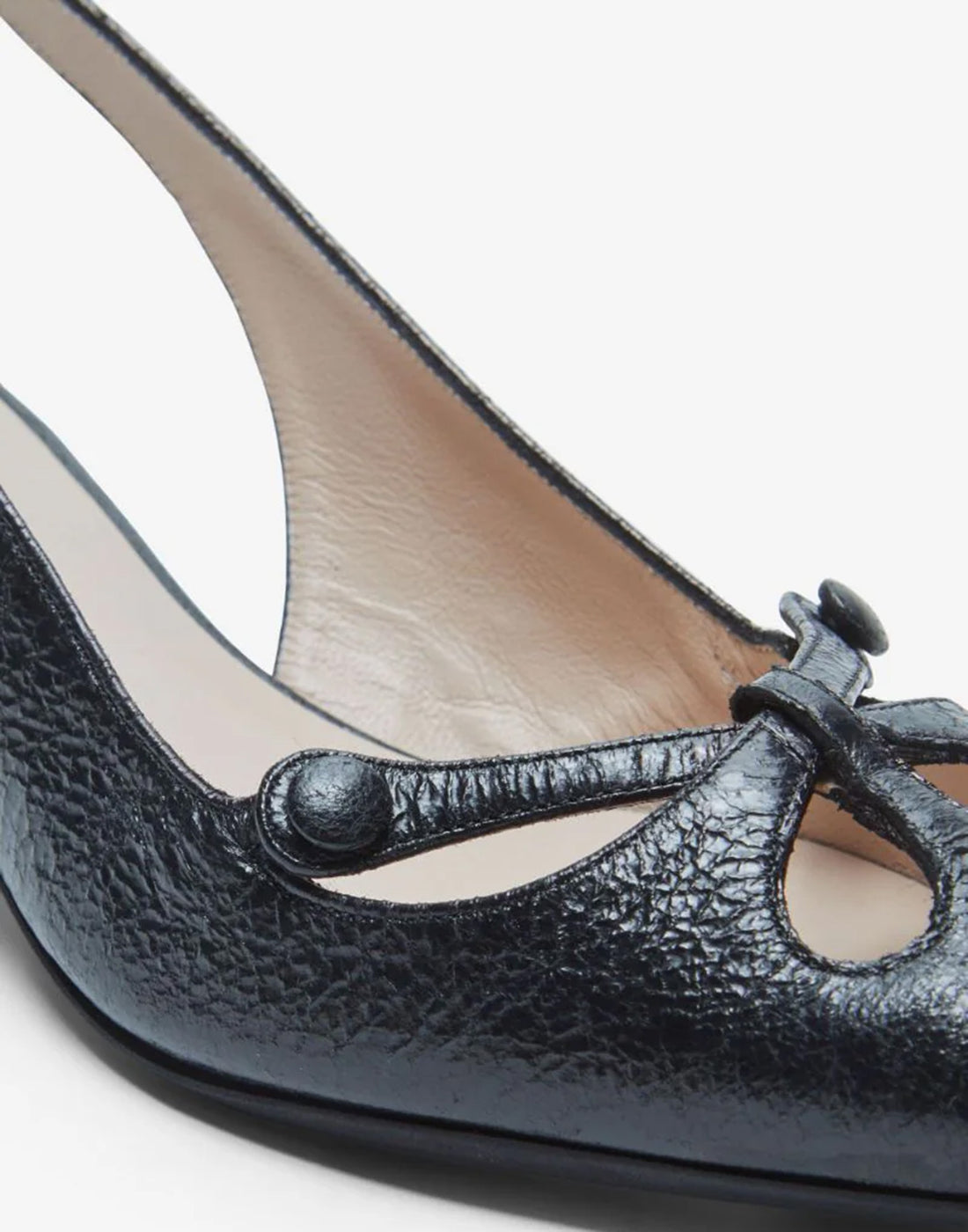 N°21 Slingback Vulcano Nera