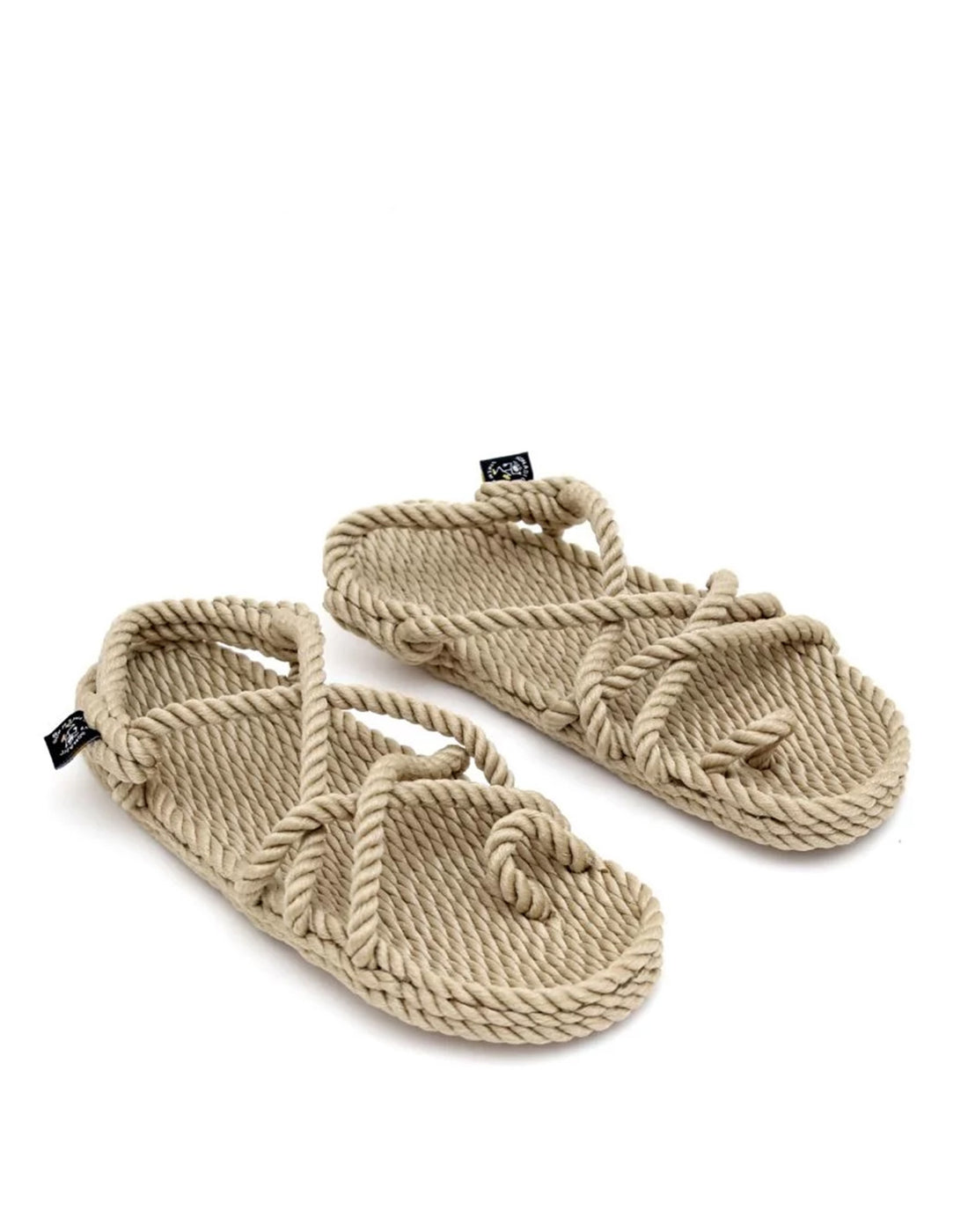 NOMADIC STATE OF MIND Sandali Toe Joe in Corda Beige