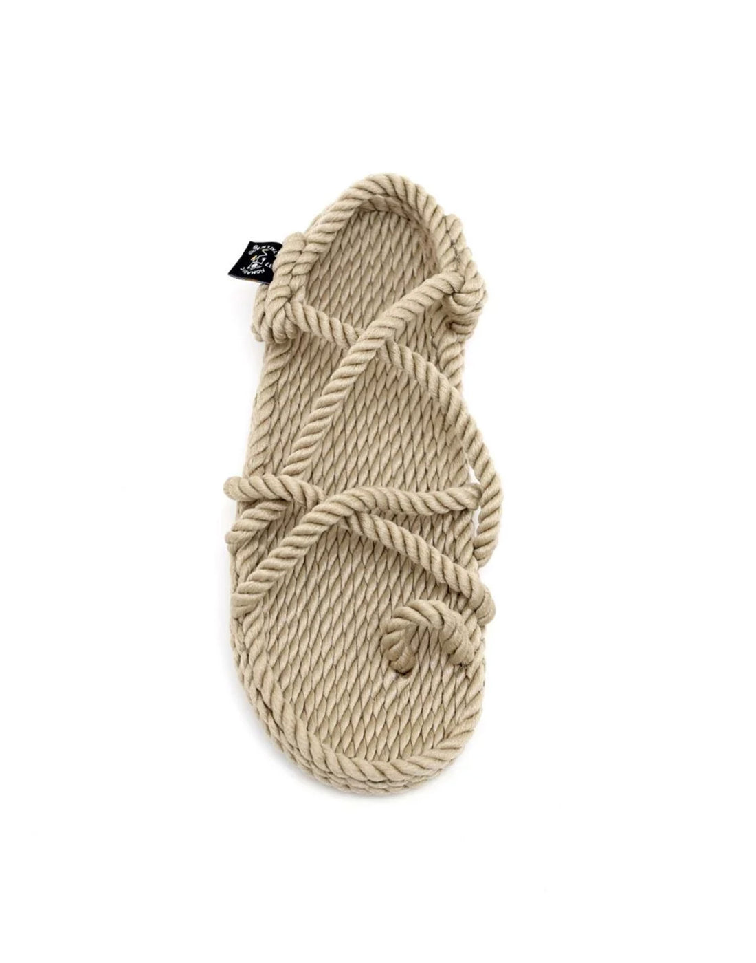 NOMADIC STATE OF MIND Sandali Toe Joe in Corda Beige