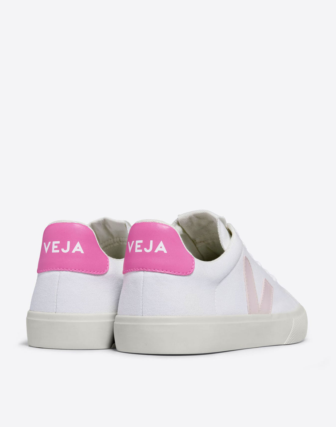 VEJA Sneakers Campo in Canvas White/Petale Sari