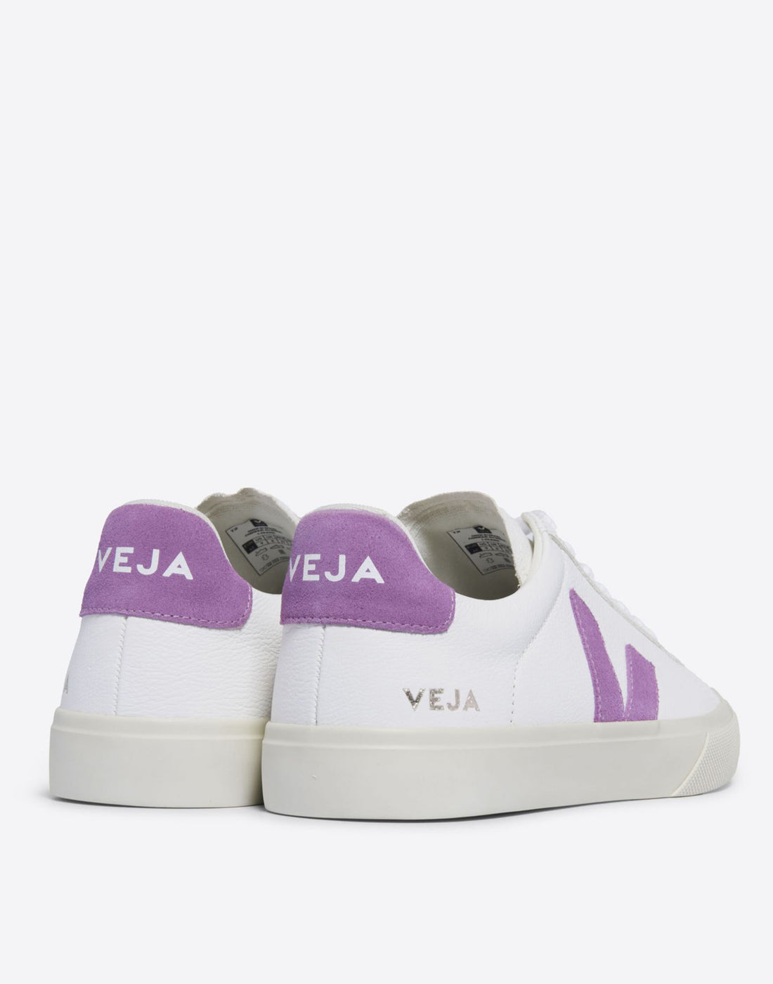 VEJA Sneakers Campo in Pelle White/Mulberry