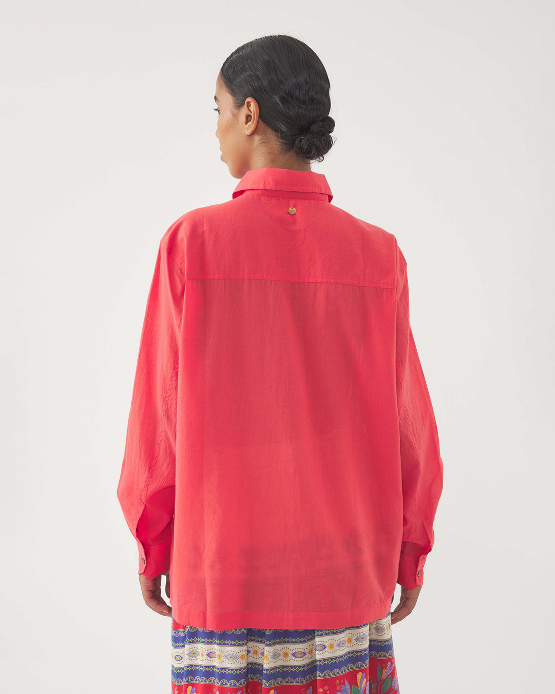 ANTIK BATIK Camicia Angelo Coral Red