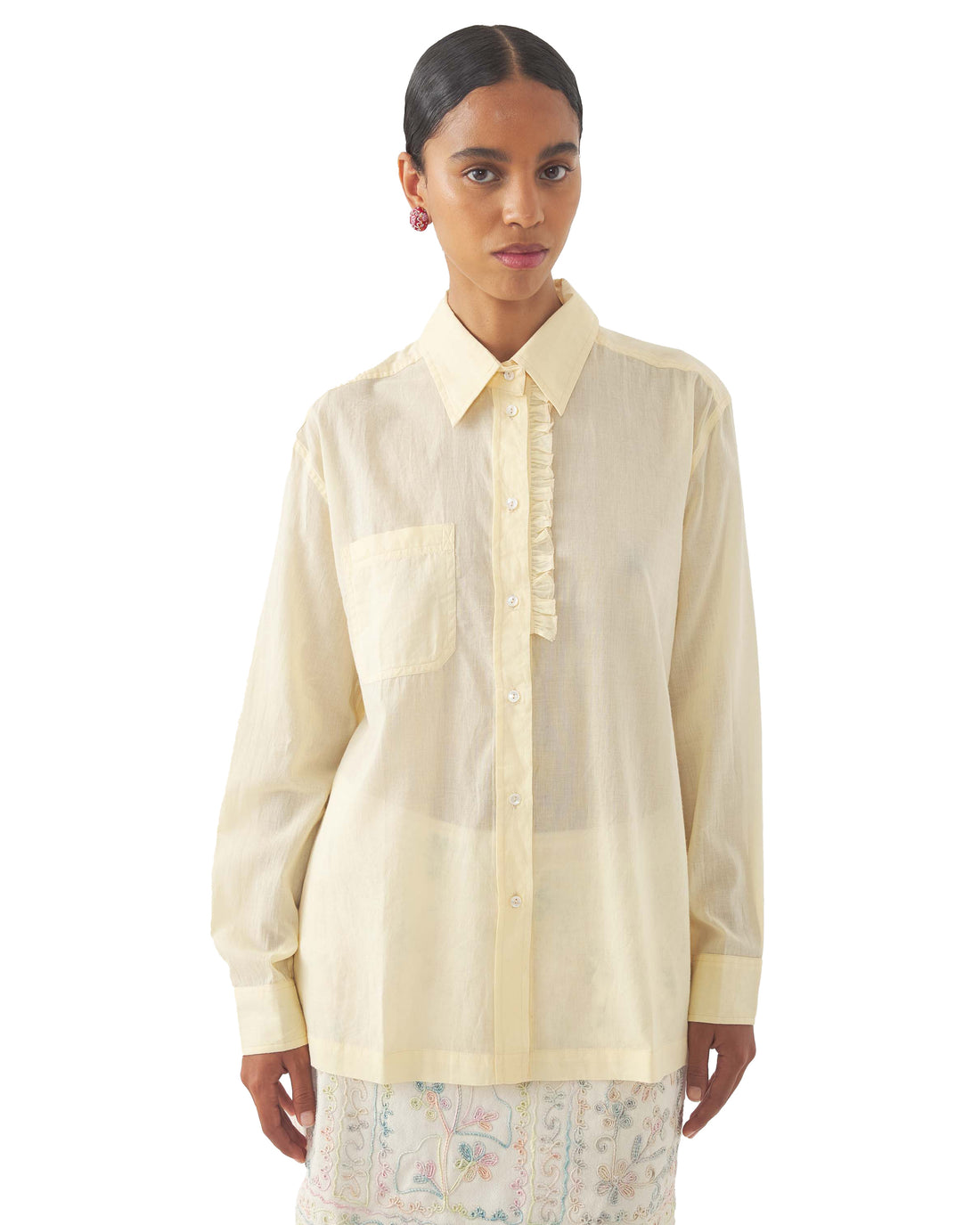 ANTIK BATIK Camicia Angelo Cream