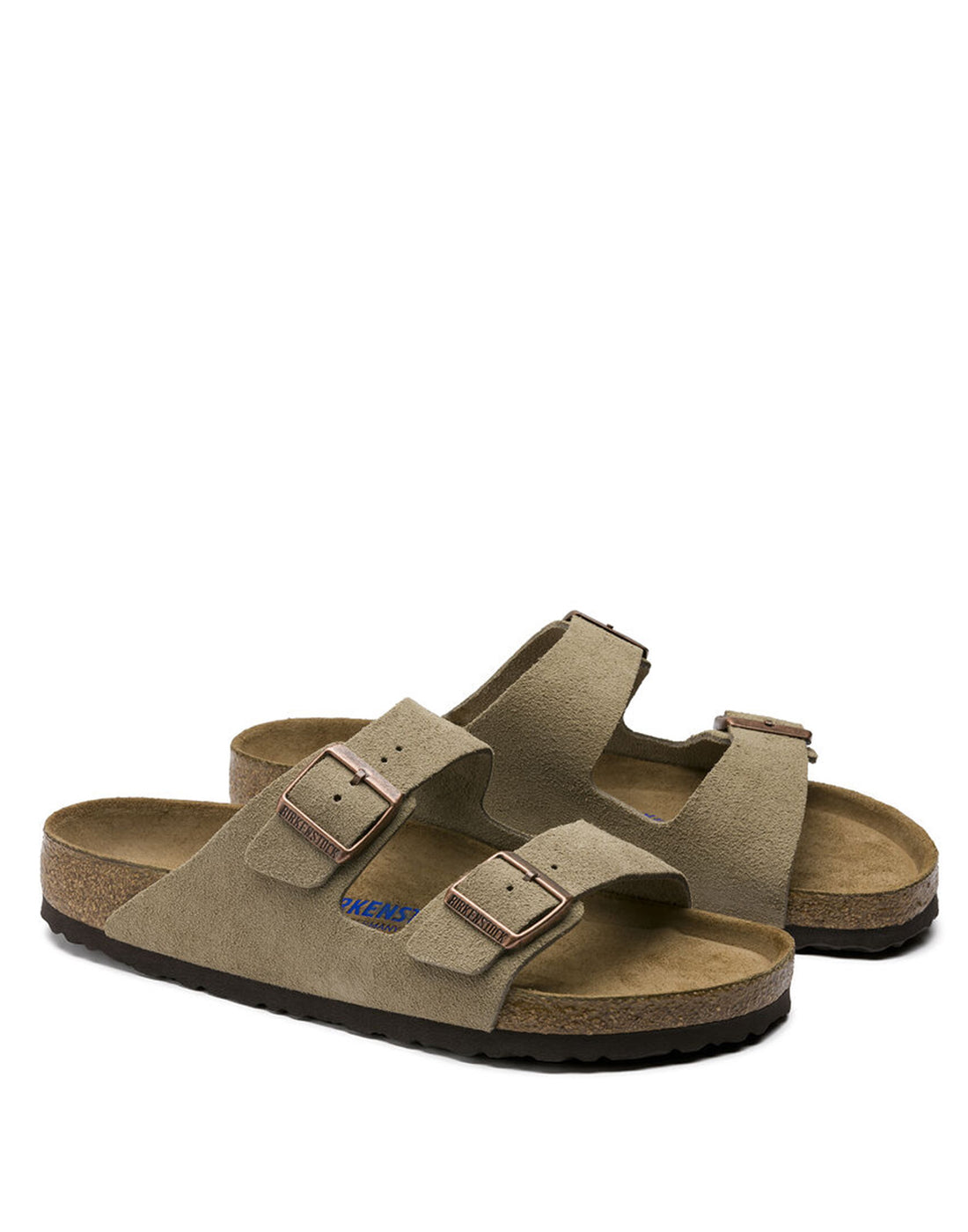 BIRKENSTOCK Arizona SFB in Pelle Scamosciata Taupe