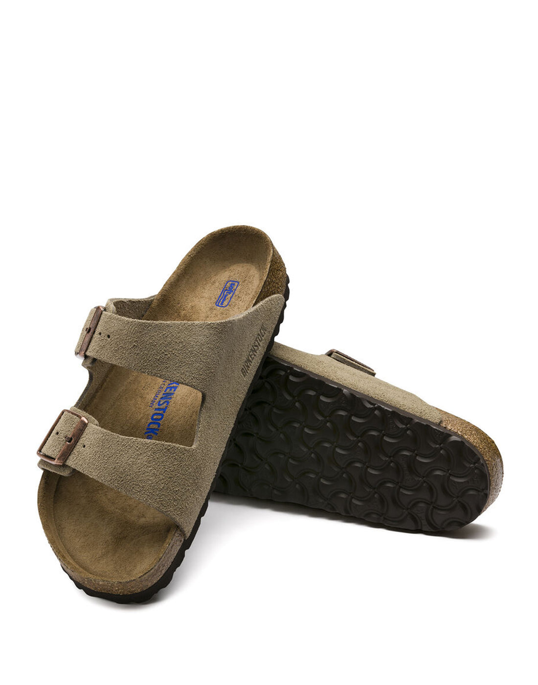 BIRKENSTOCK Arizona SFB in Pelle Scamosciata Taupe