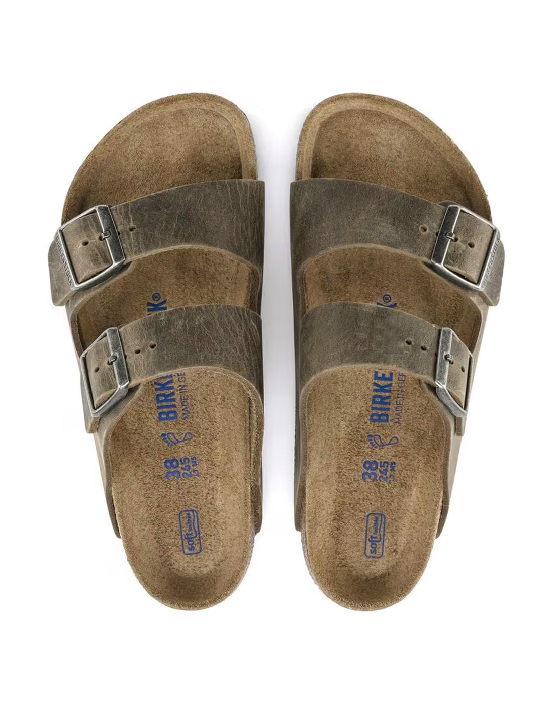 BIRKENSTOCK Arizona SFB in Pelle Oliata Faded Khaki