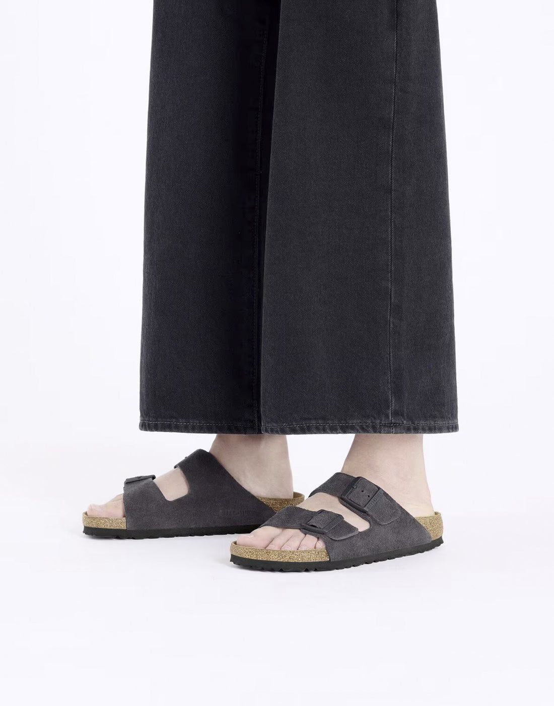 BIRKENSTOCK Arizona in Pelle Scamosciata Velvet Grey