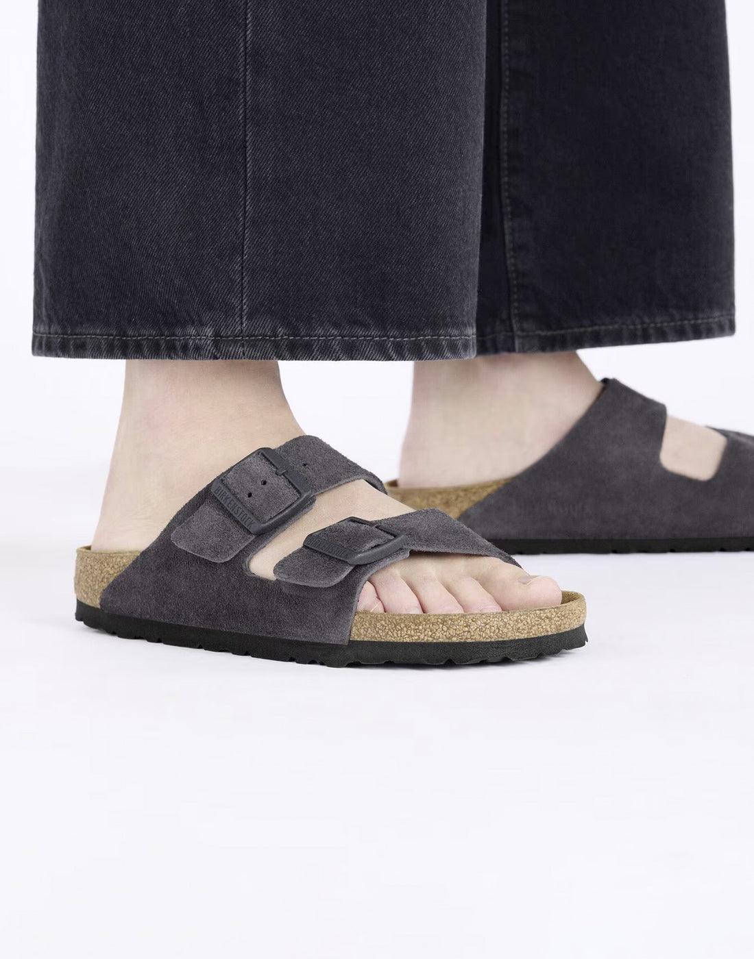 BIRKENSTOCK Arizona in Pelle Scamosciata Velvet Grey