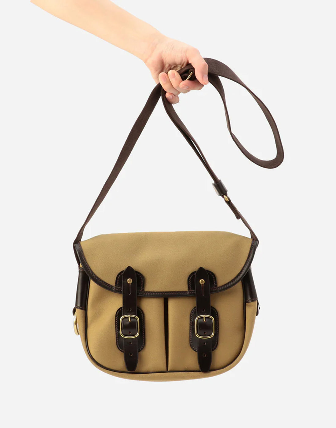 BRADY Borsa Messanger Norfolk in Canvas Khaki/Brown