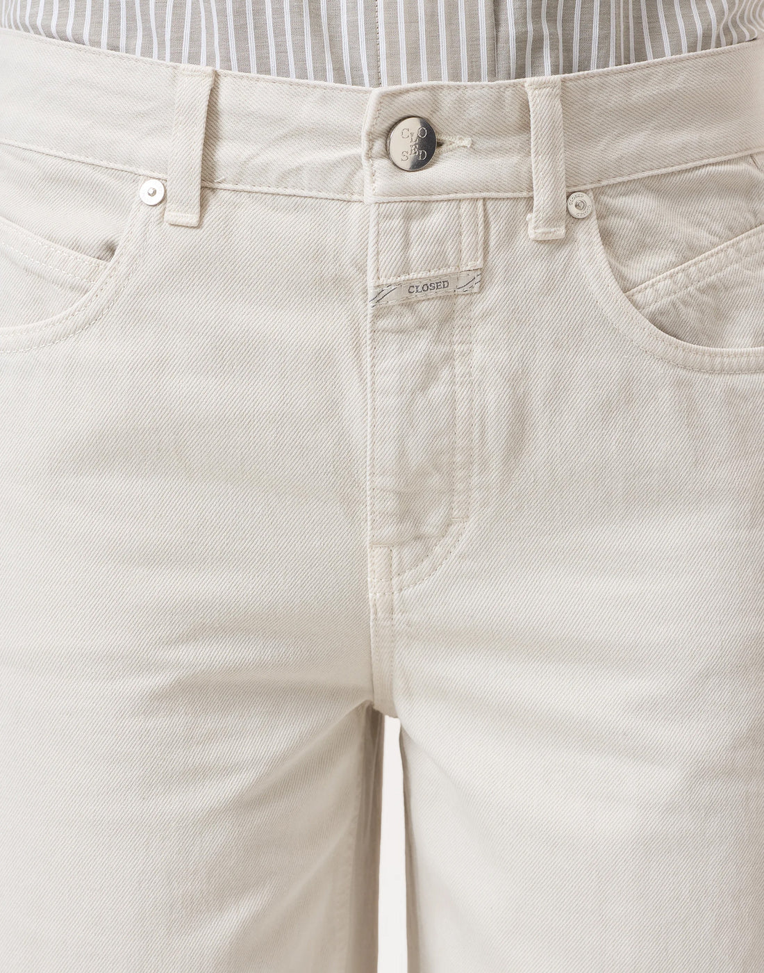 CLOSED Wide Jeans Nikka Stone Beige