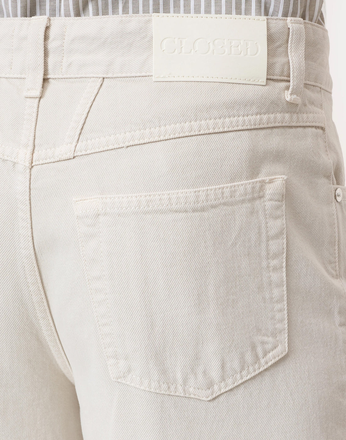 CLOSED Wide Jeans Nikka Stone Beige