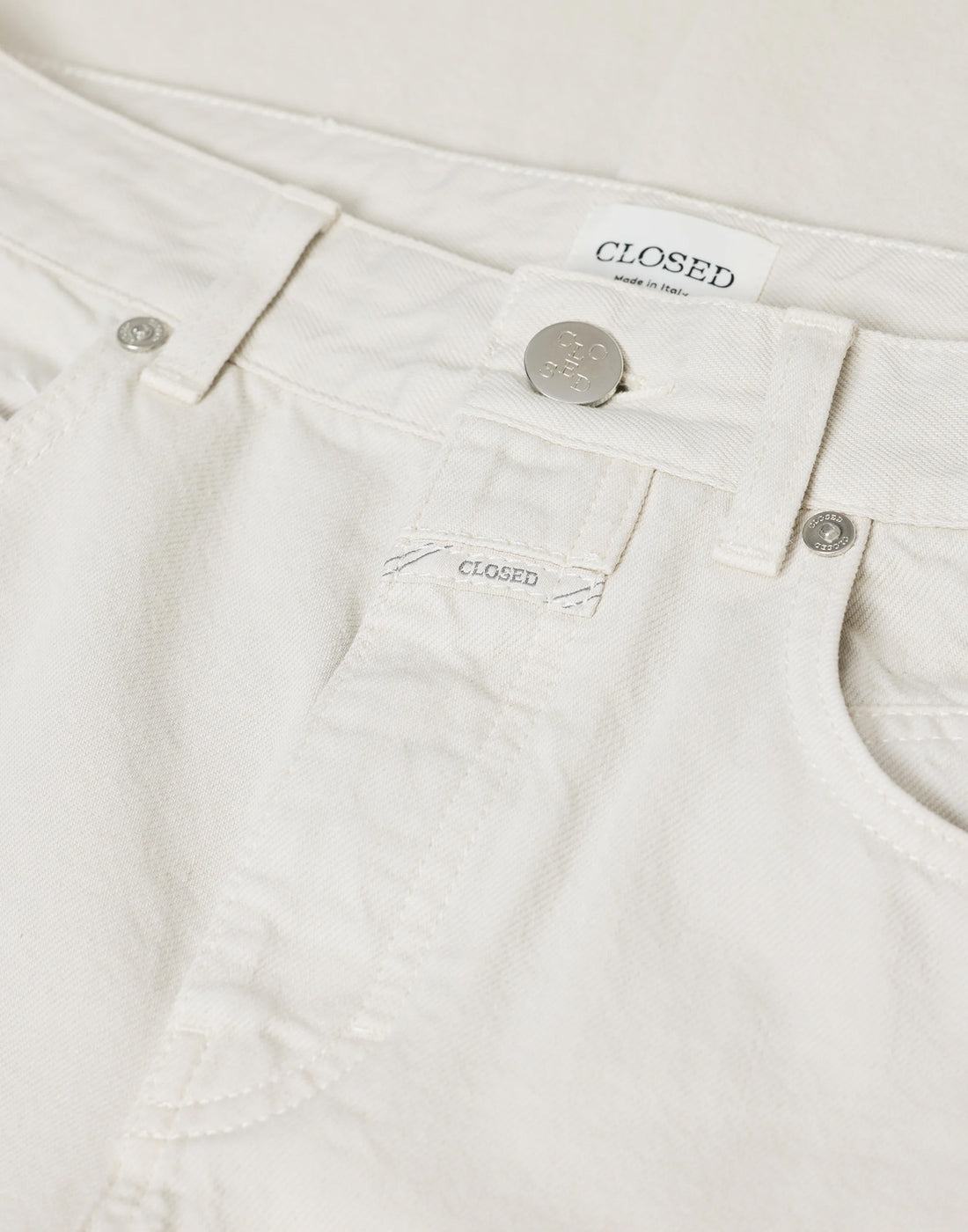 CLOSED Wide Jeans Nikka Stone Beige