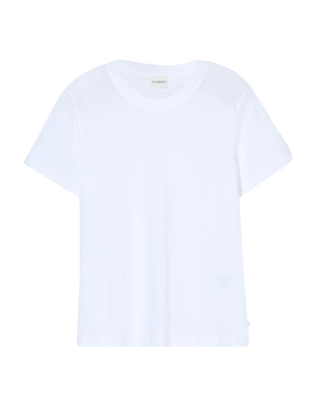 CLOSED T-shirt Girocollo in Cotone Biologico Bianca