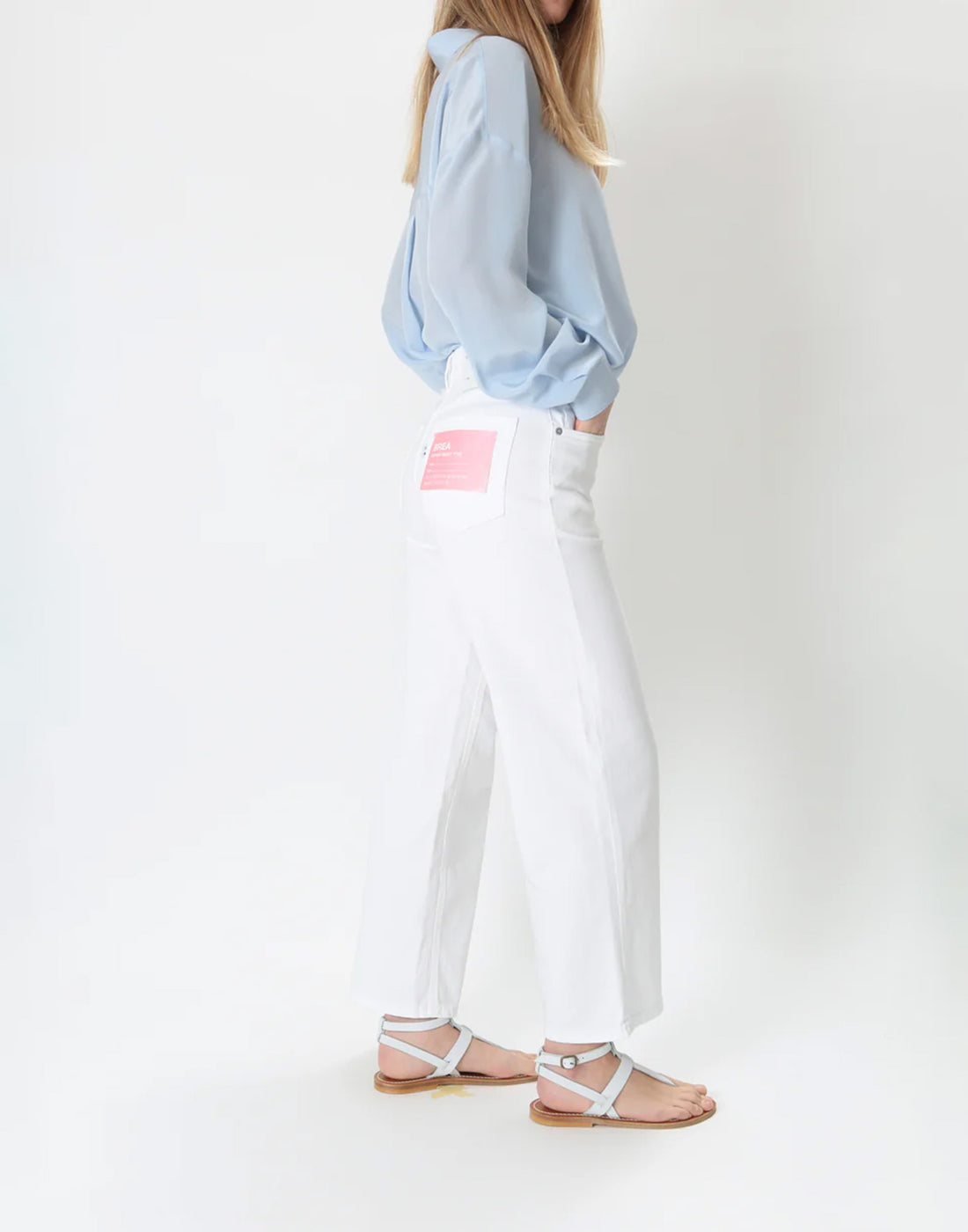 DEPARTMENT FIVE Jeans Ampi Brea Bianchi