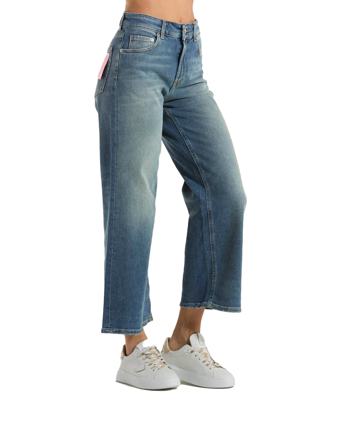 DEPARTMENT FIVE Jeans Ampi Brea Blu