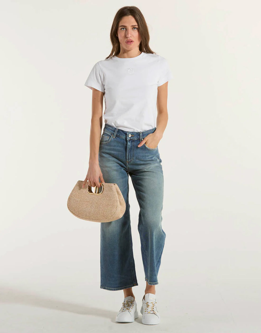 DEPARTMENT FIVE Jeans Ampi Brea Blu