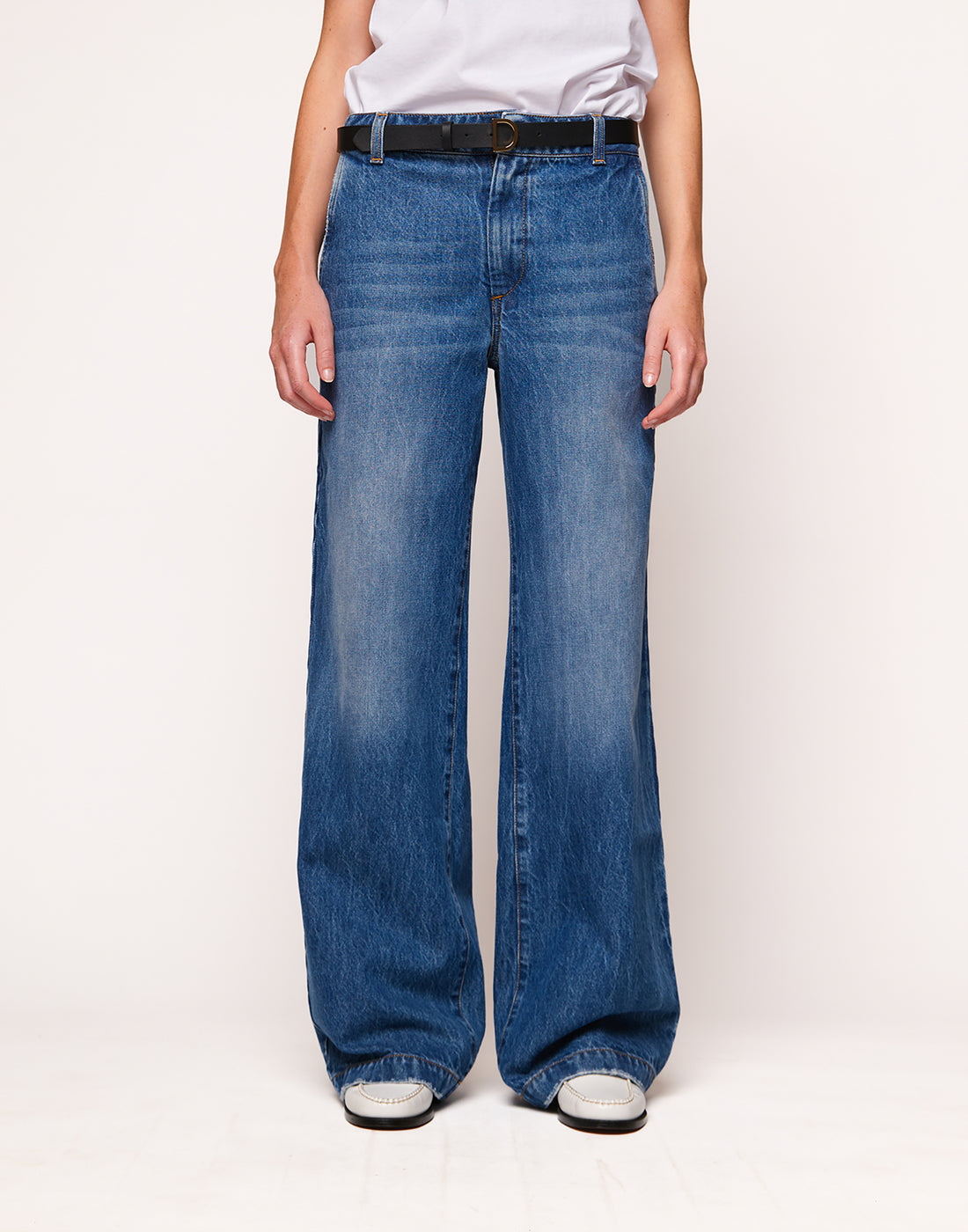 DOUUOD Pantaloni in Denim Stone Washed