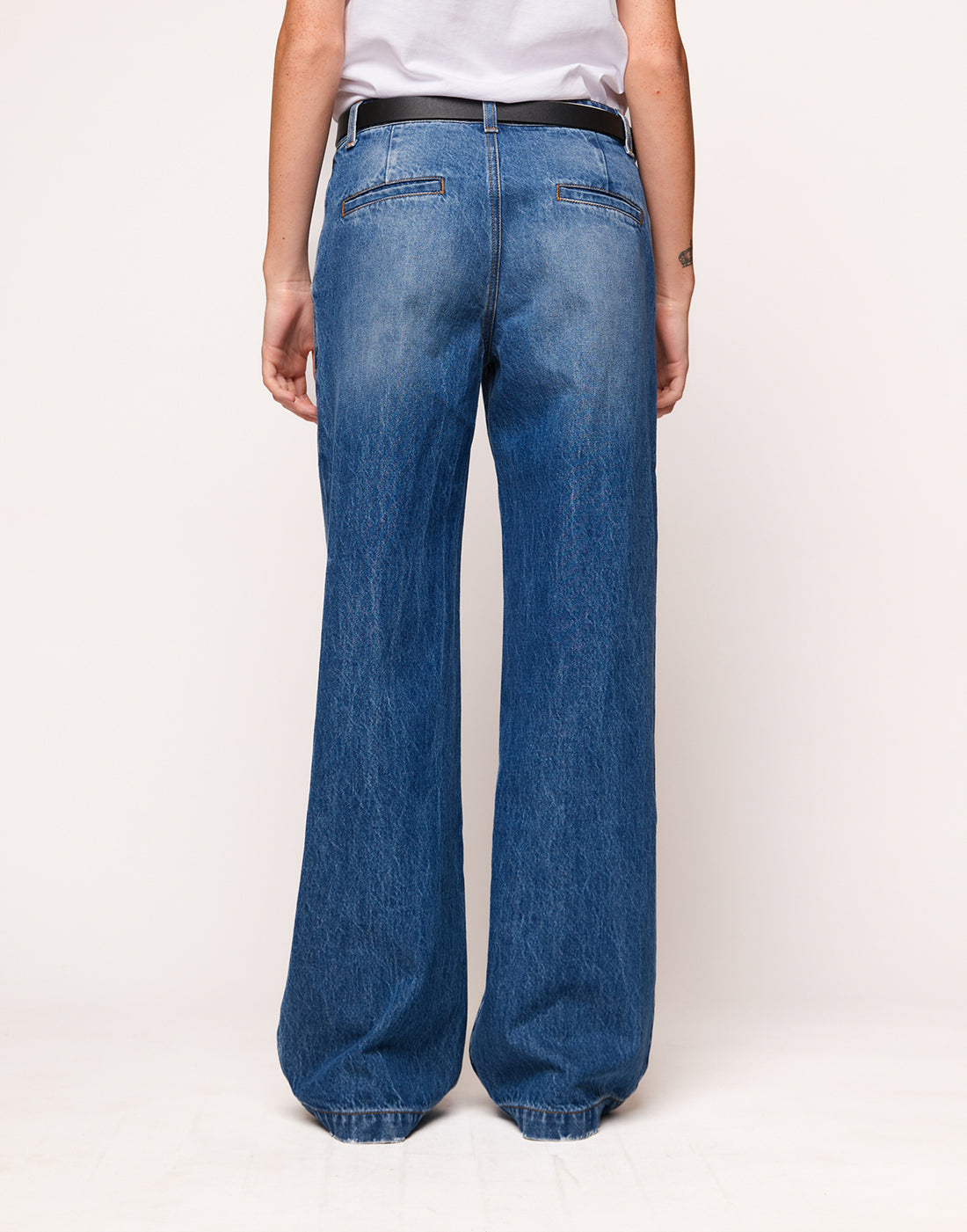 DOUUOD Pantaloni in Denim Stone Washed