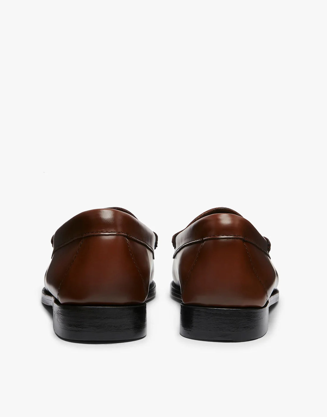 GH BASS Mocassini Weejuns Penny in Pelle Cognac