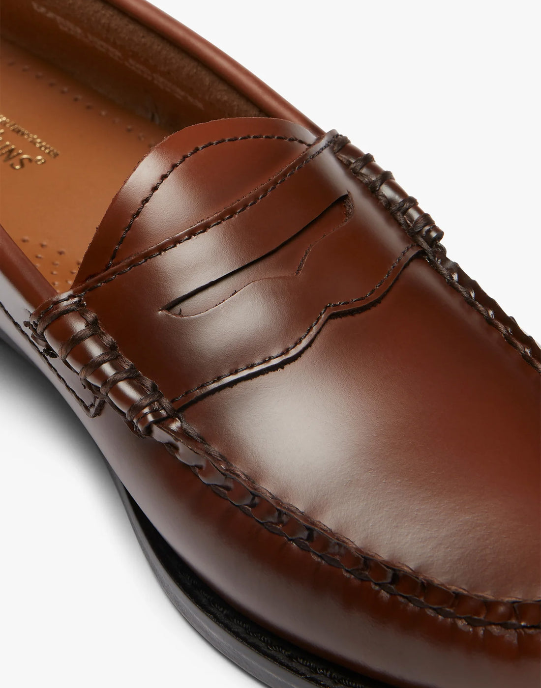 GH BASS Mocassini Weejuns Penny in Pelle Cognac