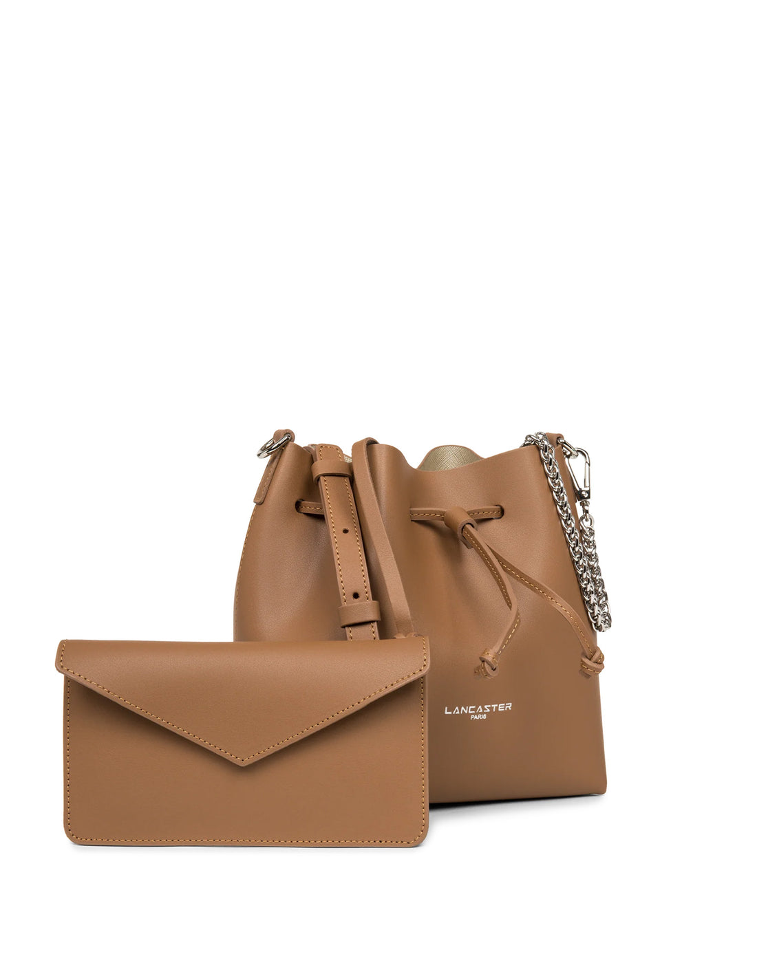 LANCASTER Borsa Piccola a Secchiello Pur & Element City Camel/Champagne