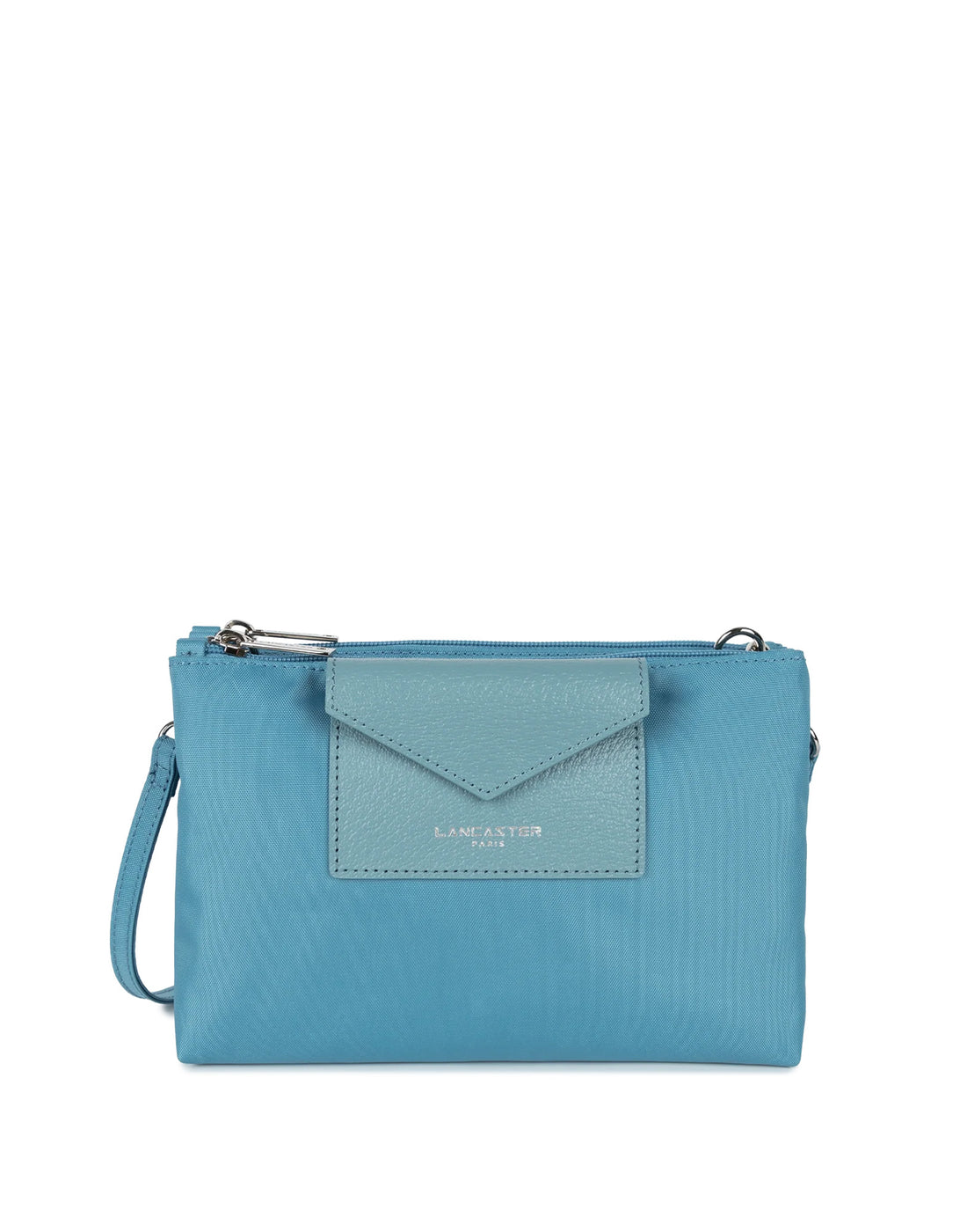 LANCASTER Pochette Doppia Smart KBA Bleu Cendre