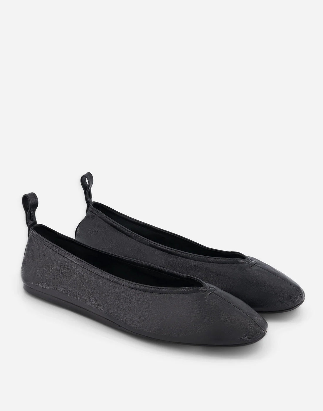 LAURENCE BRAS Ballerine Bun con Laccio alla Caviglia Black