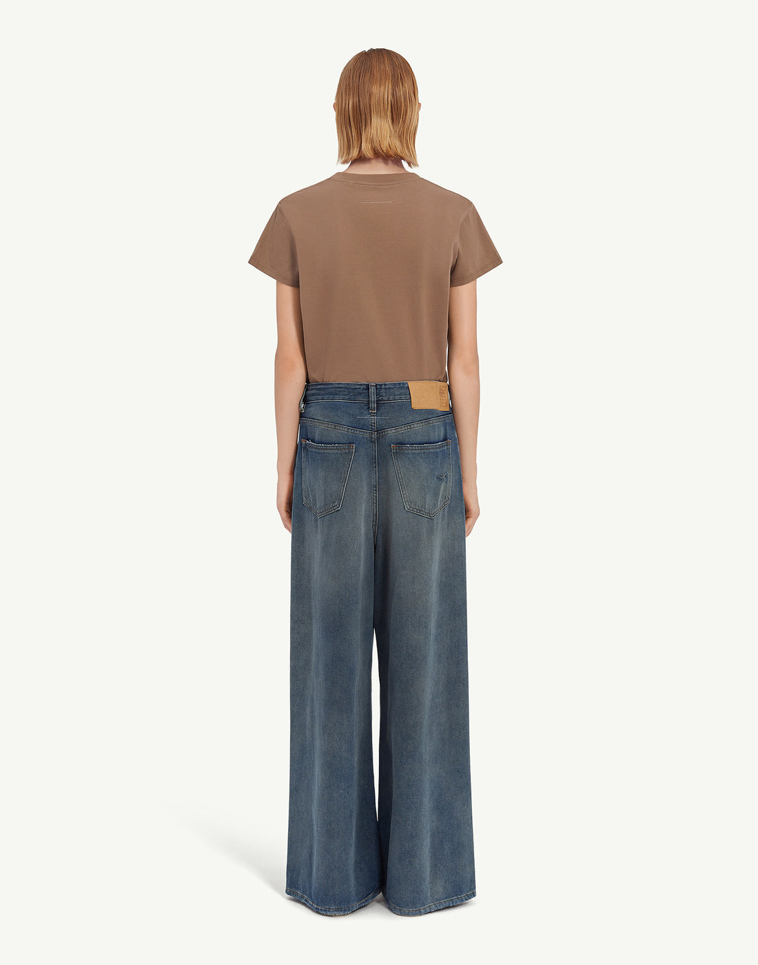 MM6 MAISON MARGIELA Jeans con Coulisse Grey Blue