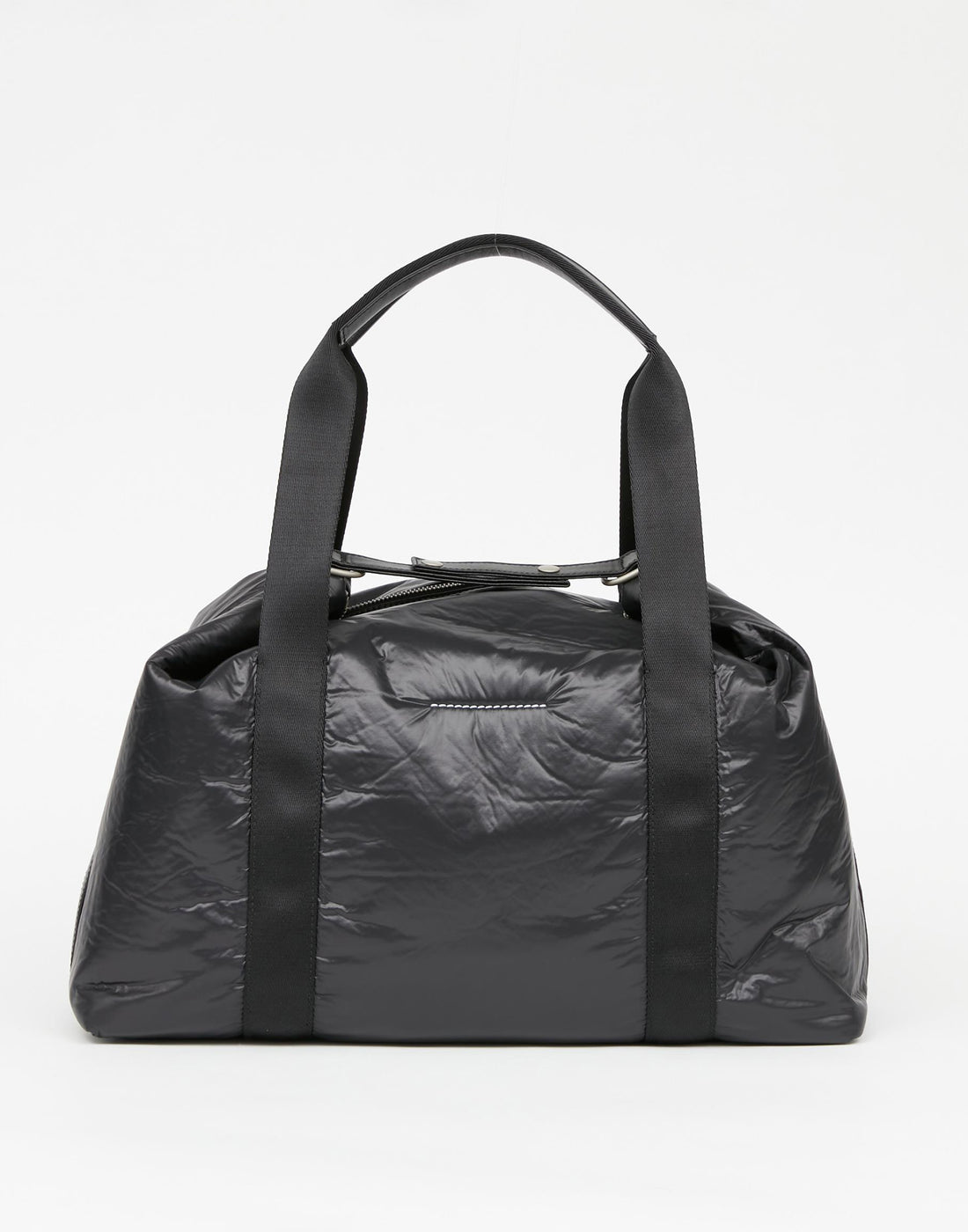 MM6 MAISON MARGIELA Borsa Weekend in Nylon Stropicciato Nera