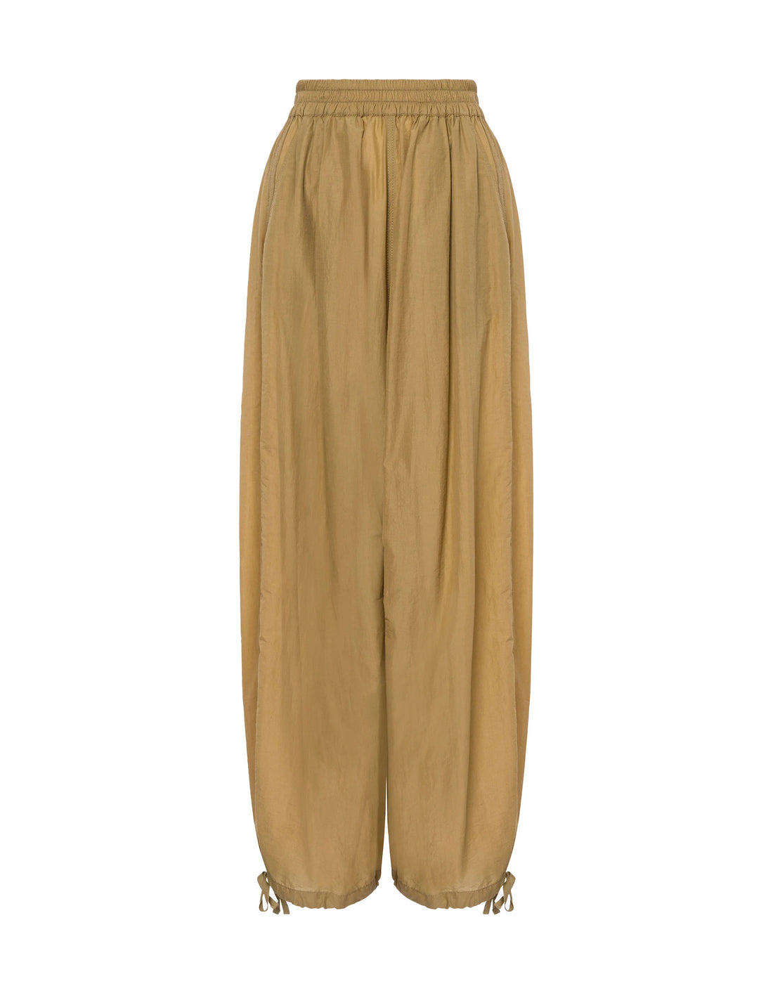 PHILOSOPHY Pantalone con Elastico in Nylon Beige